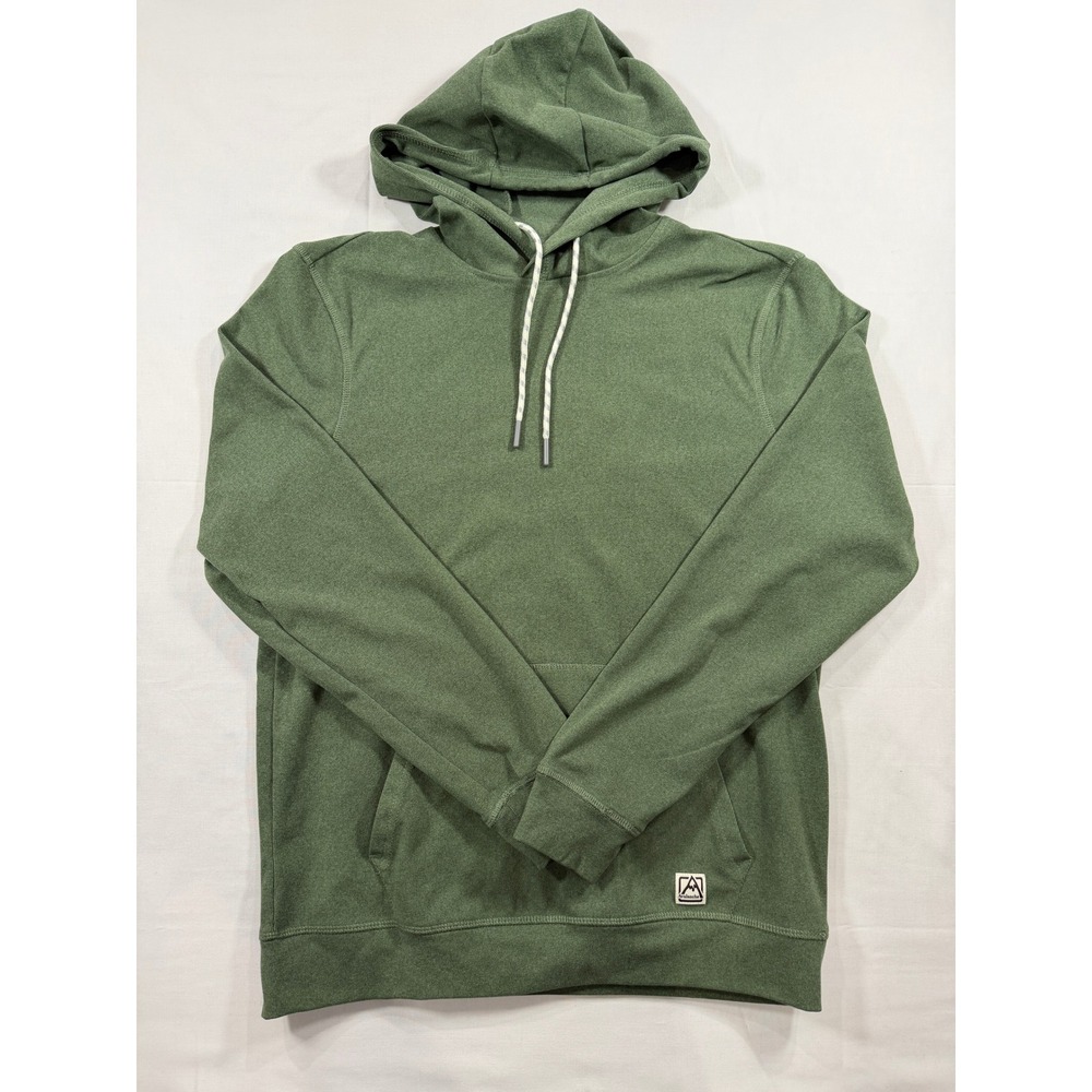 Avalanche Outdoor Supply Mens Small Green Ribbed Pullover